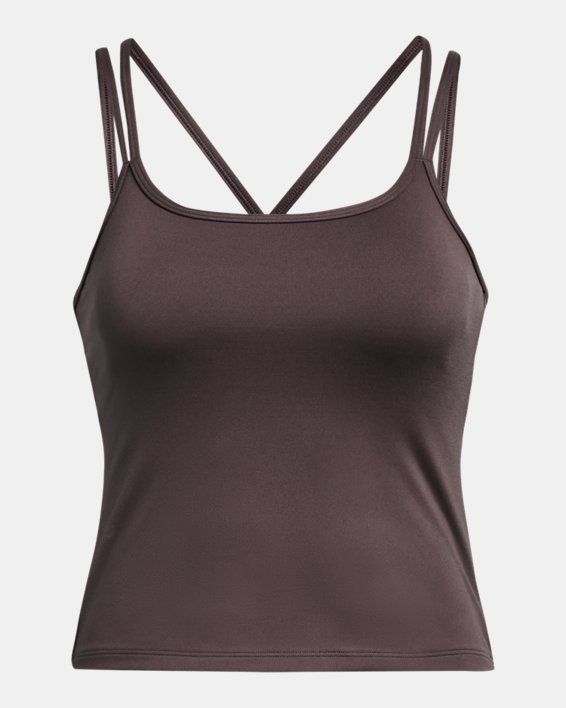Women's UA Meridian Fitted Tank in Gray image number 4